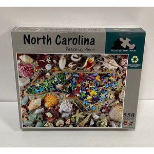 North Carolina Peace by Piece 550 Piece Jigsaw Puzzle 18 x 24 COMPLETE